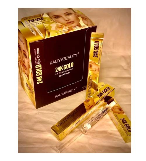 1Pcs Kaliya Beauty Anti-Wrinkle Serum For Eye Area With 24k Gold Luxury Eye Cream